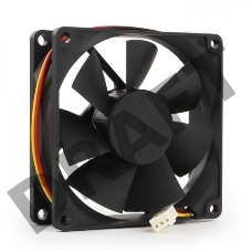 Вентилятор для корпуса Gembird 80x80x25mm, ball, узкий разъем 3 pin FANCASE/BALL