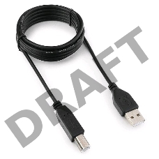 Кабель Гарнизон Кабель USB 2.0, AM/BM, 1.8м, пакет (GCC-USB2-AMBM-1.8M)