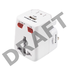 Адаптер сетевой «Путешественник» с USB REXANT