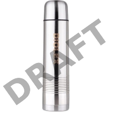 Термос Diolex DXW-500-1 с узким горлом 500 мл из нержавеющей стали c ребристой поверхностью на корпу