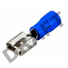 Клемма плоская изолированная гнездо 7.4 мм 1.5-2.5 мм² (РПи-м 2.5-(6.3)/РПИм 2-250) REXANT