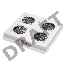 Модуль вентиляторный Lande (LN-FAN-ONF-2FFS-LG) 2 вент. серый (упак.:1шт)