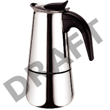 Кофеварка гейзерная KELLI KL-3017, на 4 чашки, нерж. сталь, ручка из нейлона