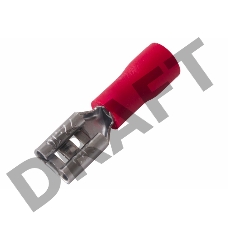 Клемма плоская изолированная гнездо 5.6 мм 0.5-1.5 мм² (РПи-м 1.5-(4.8)/РПИм 1,25-5) REXANT