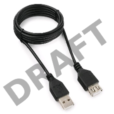 Кабель удлинитель USB 2.0 Гарнизон GCC-USB2-AMAF-1.8M, AM/AF, 1.8м, пакет