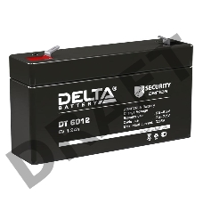 Батарея Delta DT 6012 (6V, 1.2Ah)