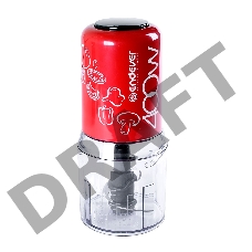 Измельчитель Endever Sigma-64, 400 Вт, Объем чаши 0,5 л, красный