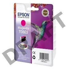 Картридж струйный Epson C13T08034011 пурпурный для Epson St Ph P50/PX660/PX720WD (330стр.)
