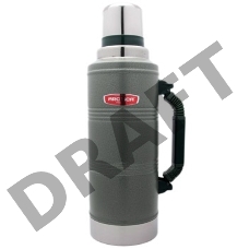 Арктика, 106-2200Р зеленый, Термос, узкое горло 2,2л + ручка Узкое горло, 2,2л,  американский дизайн, ударопрочное, износостойкое покрытие 