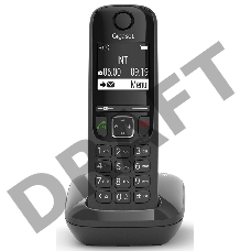 Р/Телефон Dect Gigaset AS690 RUS SYS черный АОН