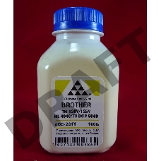 Тонер Brother TN 130Y/135Y HL 4040/50/70/DCP 9040 yellow (фл.100г.) AQC, фас.Россия