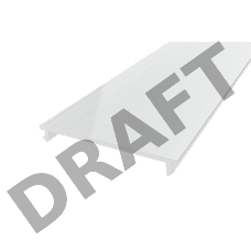 Рассеиватель для профиля матовый 44, 2 м REXANT