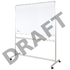 Доска магнитно-маркерная 2X3 TDS1020 100x200см алюминиевая рама на роликах не поворотная