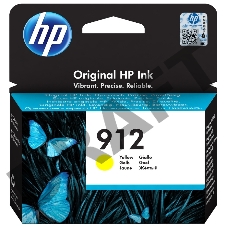 Картридж струйный HP 912 3YL79AE желтый (315стр.) для HP DJ IA OfficeJet 801x/802x