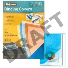 Обложка для переплёта Fellowes Lamirel LA-7868301 A4 синие 200мкм (100шт)