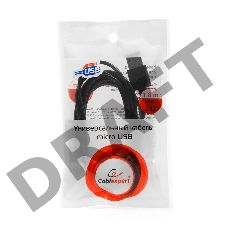 Кабель USB 2.0 Pro Cablexpert CC-mUSB2-AMBM-6, AM/microBM 5P, 1.8м, экран, черный, пакет
