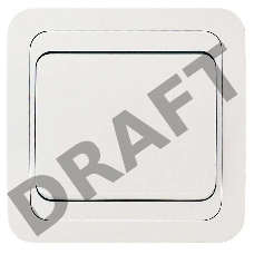 Выключатель 1-кл. СП Mimoza 10А IP20 бел./бел. Makel 12001