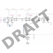 Кронштейн для мониторов Arm Media LCD-T13 черный 15