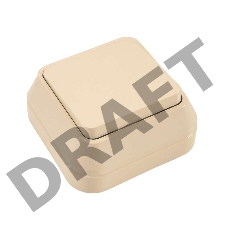 Выключатель 1-кл. ОП 10А IP20 крем Makel 45201