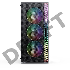 Корпус Formula V-LINE 2056B черный без БП ATX 2xUSB2.0 1xUSB3.0 audio bott PSU