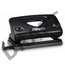 Дырокол Kw-Trio Classic Mini 941BLCK макс.:10лист. металл черный отв.:2 с линейкой