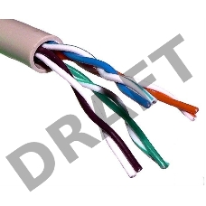 Кабель сетевой cat6 305м серый(CCA)