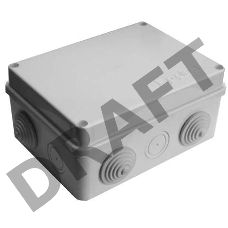 Коробка распр. ОП 150х110х70 10 выходов 6 гермовводов IP54 крышка на винтах сер. Epplast 210302