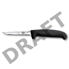 Нож кухонный Victorinox Fibrox (5.5903.11) стальной разделочный для птицы лезв.110мм прямая заточка черный