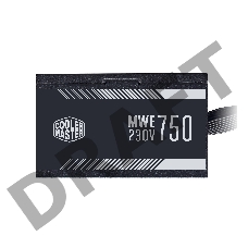 Блок питания Cooler Master MWE White, 750W, ATX, 120mm, 6xSATA, 2xPCI-E(6+2), APFC, 80+ White MPE-7501-ACABW-EU