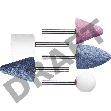 Набор STAYER MASTER 2988-H5  : абразивные минишарошки-насадки для гравера и дрели 5пр.