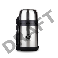 Термос Арктика, 201-1000, универс 1,0л Универсальная пробка, 1л, с ручкой + чашка, холод/тепло 20ч