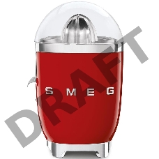 Соковыжималка SMEG CJF01RDEU / Стиль 50-х г.г, соковыжималка для цитрусовых, красный