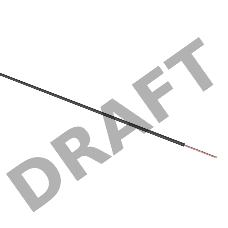 Провод ПГВА REXANT 1х0.75 мм², черный, бухта 100 м