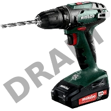 Безударная дрель-шуруповерт Metabo BS 18 [602207560] {Акк.винт 2х2.0Ач LiIon,10мм,кейс}