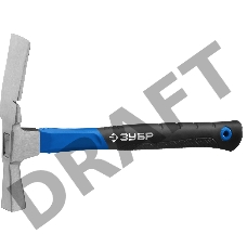 Молоток каменщика с фиберглассовой рукояткой, ЗУБР МК-Ф 600 г