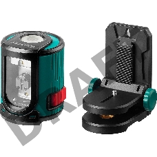 Нивелир KRAFTOOL CL20 #2 (34700-2)  лазерный линейн. держатель с микролифтом  ММ1, 20м,  ±0,2мм/м