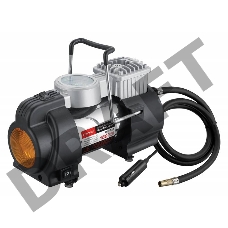 Компрессор STARWIND CC-240 Максимальный ток потребления 15 A. Максимальное давление, атм.10.2. Напряжение питания 12 В. Производительность 35 л/мин. Длина шланга 0.75 м. Длина провода питания 3 м.