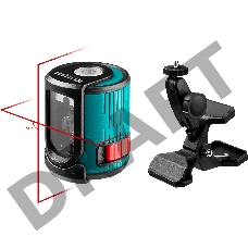Нивелир лазерный KRAFTOOL CL 20 #5  20 м, IP54, точн. +/-0,2 мм/м, держатель, в кейcе