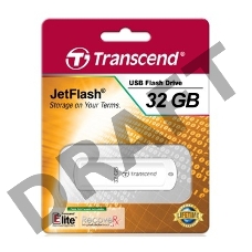 Флеш Диск Transcend 32Gb Jetflash 370 TS32GJF370 USB2.0 белый