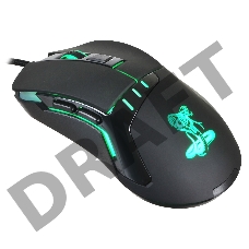 Мышь Oklick 865G черный/черный оптическая (2400dpi) USB игровая (5but)