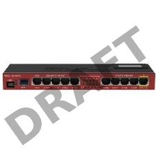 Коммутатор MikroTik RB2011UiAS-IN RouterBOARD 2011UiAS with indoor case and power supply