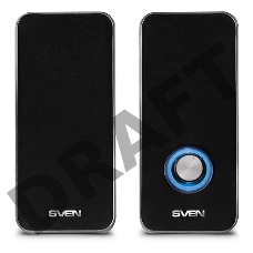 Акустическая система 2.0 SVEN 325, чёрный, USB, мощность 2x3 Вт(RMS) SVEN 325, чёрный, USB, акустическая система 2.0, мощность 2x3 Вт(RMS)