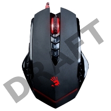 Мышь Mouse A4 Bloody V8 black optical (3200dpi) USB Gaming (7but)
