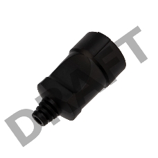 Розетка разборная Евро с з/к 16А черная REXANT