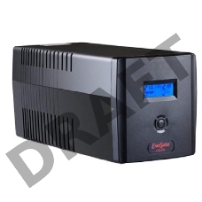 Источник бесперебойного питания ExeGate EP212519RUS Power  Smart ULB-1000 LCD <1000VA, Black, 4 евророзетки, USB>