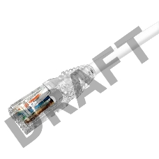 Патч-корд CAT6 UTP LSZH 1.0м белый NPC CAT 6, UTP, LSZH, WT, 1.0m