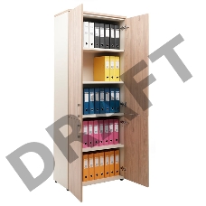 Шкаф Практик NW 2080/4 прямой 800x420x2030мм вяз натуральный (K35599362037)