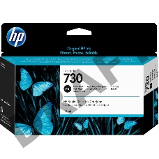 Картридж HP 730 черный фото для HP DesignJet T1700, 130 мл