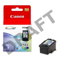 Картридж струйный CL-513 (2971B007) для Canon PIXMA MP240, PIXMA MP260, PIXMA MX320, PIXMA MX330  EMB (color), Трёхцветный, 13 мл.