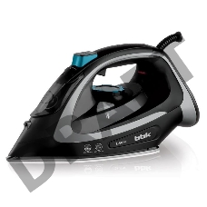 Утюг ISE-2405 (черный/серебро)